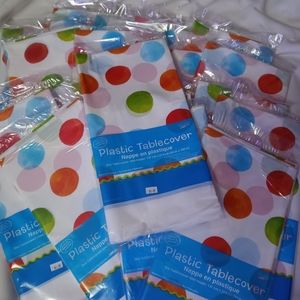 Lot of 20- Plastic Party Table covers
